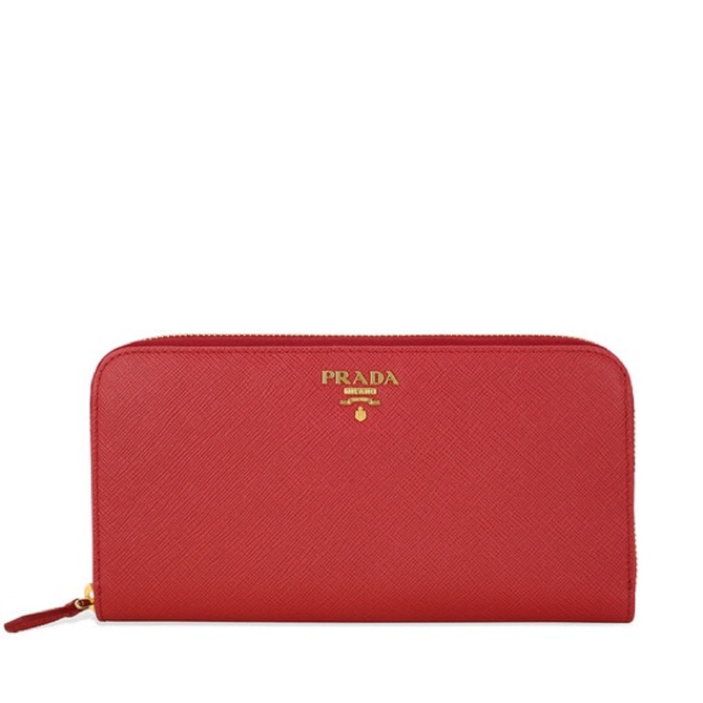Prada Large Saffiano Leather Wallet